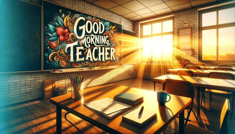 best good morning messages for teacher